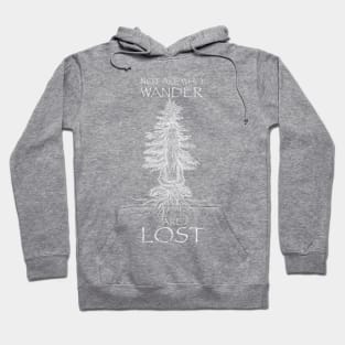 Not all who wander are lost Hoodie